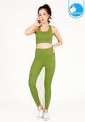 Sports bra, yoga bra, exercise bra IBY - Yoga Sport Bra Light Support Flow - Green Pear, pear green color