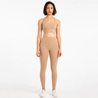 กางแกงโยคะ IBY - Yoga High Waist Long Legging - Brown