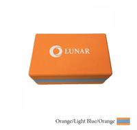 Lunar - Block Yoga - Orange/Light Blue/Orange