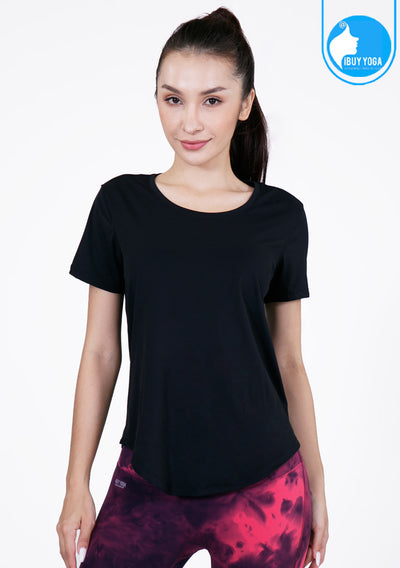 IBY - Petal Short Sleeve Shirt - Black