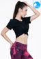IBY - เสื้อแขนสั้น รุ่น Petal - Black