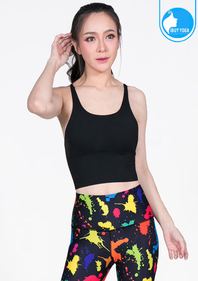IBY - Yoga Sport Bra Light Support Pretty - Black