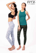 Fitz High Waist 7/8 Legging - Diane - Gray Army