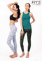Fitz High Waist 7/8 Legging - Diane - Gray Army
