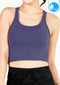 สปอร์ตบรา บราโยคะ บราออกกำลังกาย IBY - Yoga Sport Crop With Bra Cropped - Pulple สีม่วง