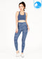 สปอร์ตบรา บราโยคะ บราออกกำลังกาย IBY - Yoga Sport Bra Light Support Blend - Dark Blue น้ำเงินเข้ม