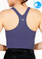 สปอร์ตบรา บราโยคะ บราออกกำลังกาย IBY - Yoga Sport Crop With Bra Cropped - Pulple สีม่วง