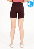 IBY - Bermuda Yoga Short Biker - Wine Red Dark Wine Red