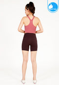 IBY - Bermuda Yoga Short Biker - Wine Red Dark Wine Red