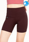 IBY - Bermuda Yoga Short Biker - Wine Red แดงเข้มไวน์