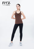 Fitz - 7/8 Legging - Plactice - Black