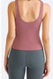 เสื้อโยคะมีบราในตัว IBY - Yoga Sport Tank With Bra Breath - Pink