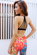 Sports bra, yoga bra, exercise bra Fitz - 6 Angle Bra - Black *Ready to ship*