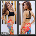 Sports bra, yoga bra, exercise bra Fitz - 6 Angle Bra - Black *Ready to ship*