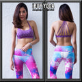 Sports bra, yoga bra, exercise bra Fitz - 6 Angle Bra - Purple *Ready to ship*