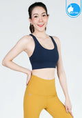 Sports bra, yoga bra, exercise bra IBY - Yoga Sport Bra Light Support Blend - Navy Blue