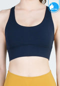 Sports bra, yoga bra, exercise bra IBY - Yoga Sport Bra Light Support Blend - Navy Blue