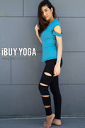 Fitz - Top Tee with Bra - TCut - Blue