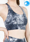 Sports bra, yoga bra, exercise bra IBY - Yoga Sport Bra Stand Out - White Tie Dye, white tie dye pattern