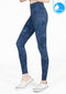IBY - High Waist Yoga Legging - Stand Out - Blue Watermark Dark blue watermark
