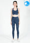 IBY - High Waist Yoga Legging - Stand Out - Blue Watermark Dark blue watermark