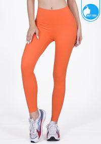 IBY - Yoga High Waist Long Legging Sun Bright - Orange สีส้มแสด