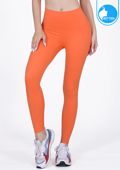 IBY - Yoga High Waist Long Legging Sun Bright - Orange