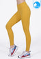 IBY - Yoga High Waist Long Legging Sun Bright - Marigold Yellow Marigold Yellow