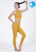 IBY - Yoga High Waist Long Legging Sun Bright - Marigold Yellow Marigold Yellow