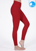IBY - Yoga High Waist Long Legging Sun Bright - Cherry Red Cherry Red