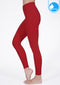 IBY - Yoga High Waist Long Legging Sun Bright - Cherry Red แดงเชอรี่