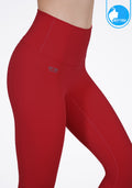 IBY - Yoga High Waist Long Legging Sun Bright - Cherry Red Cherry Red