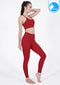 IBY - Yoga High Waist Long Legging Sun Bright - Cherry Red แดงเชอรี่