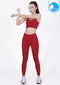 IBY - Yoga High Waist Long Legging Sun Bright - Cherry Red แดงเชอรี่