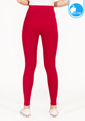 IBY - Yoga High Waist Long Legging Shine - Bright Red แดงสด