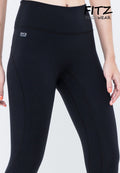 Fitz - 7/8 Legging - Plactice - Black