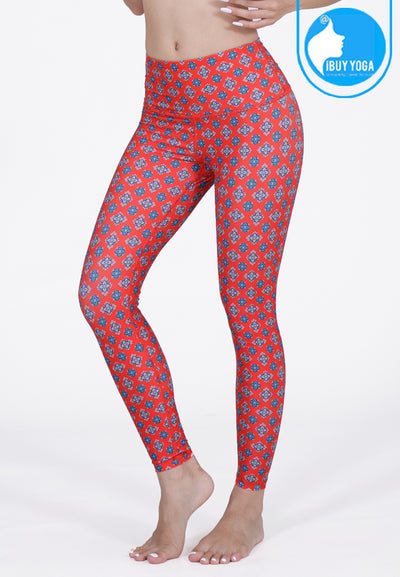 IBY-Long yoga pants, model 535S - Choyong pattern