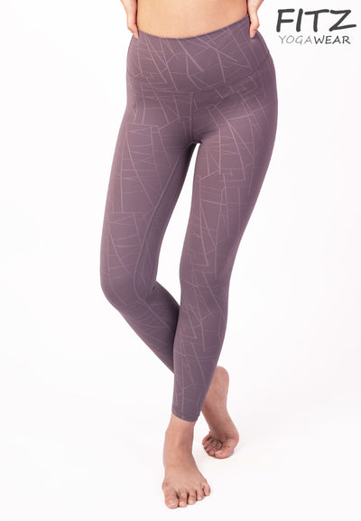 Fitz High Waist 7/8 Legging - Elena - Purple