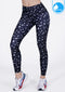 IBY-Long yoga pants, model 535S - Dao Lan Duang million star pattern