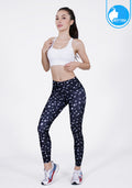 IBY-Long yoga pants, model 535S - Dao Lan Duang million star pattern