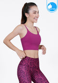 IBY - Yoga Sport Crop With Bra Awake - Raspberry