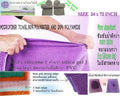 Lunar - Yoga Towel, orange