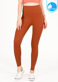 IBY - Yoga High Waist Long Legging Beyond - Brown ชาดำเย็น